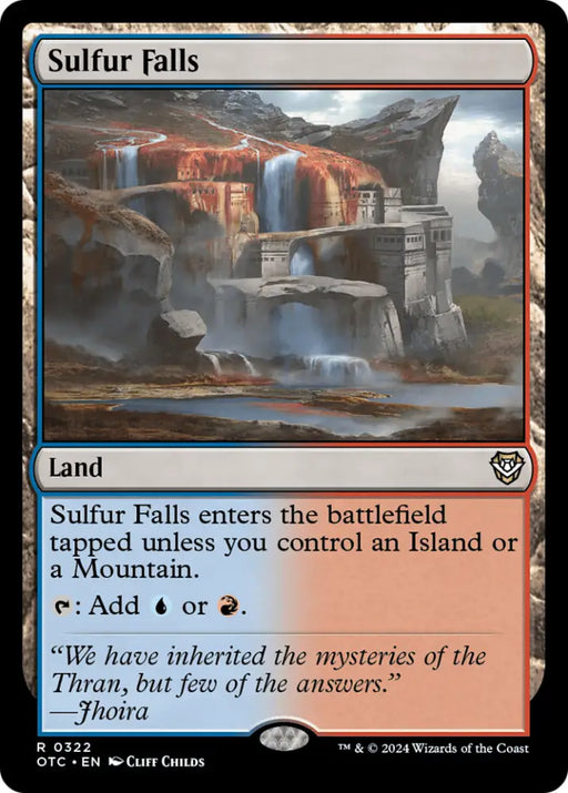 Sulfur Falls [Outlaws of Thunder Junction Commander] - MTG Single