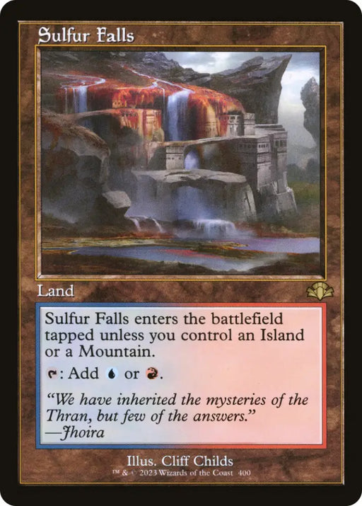 Sulfur Falls (Retro) [Dominaria Remastered] - MTG Single