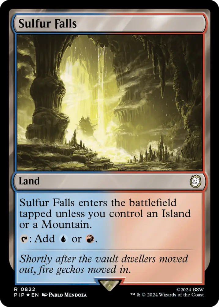 Sulfur Falls (Surge Foil) [Fallout] - MTG Single