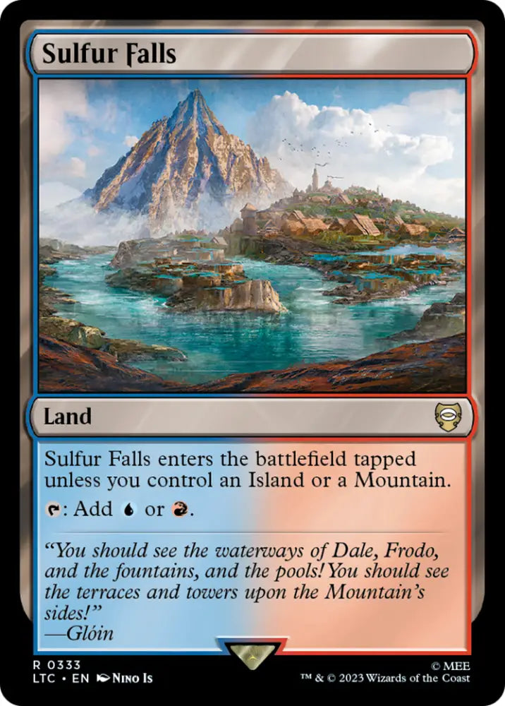 Sulfur Falls [The Lord of the Rings: Tales of Middle-Earth Commander] - MTG Single