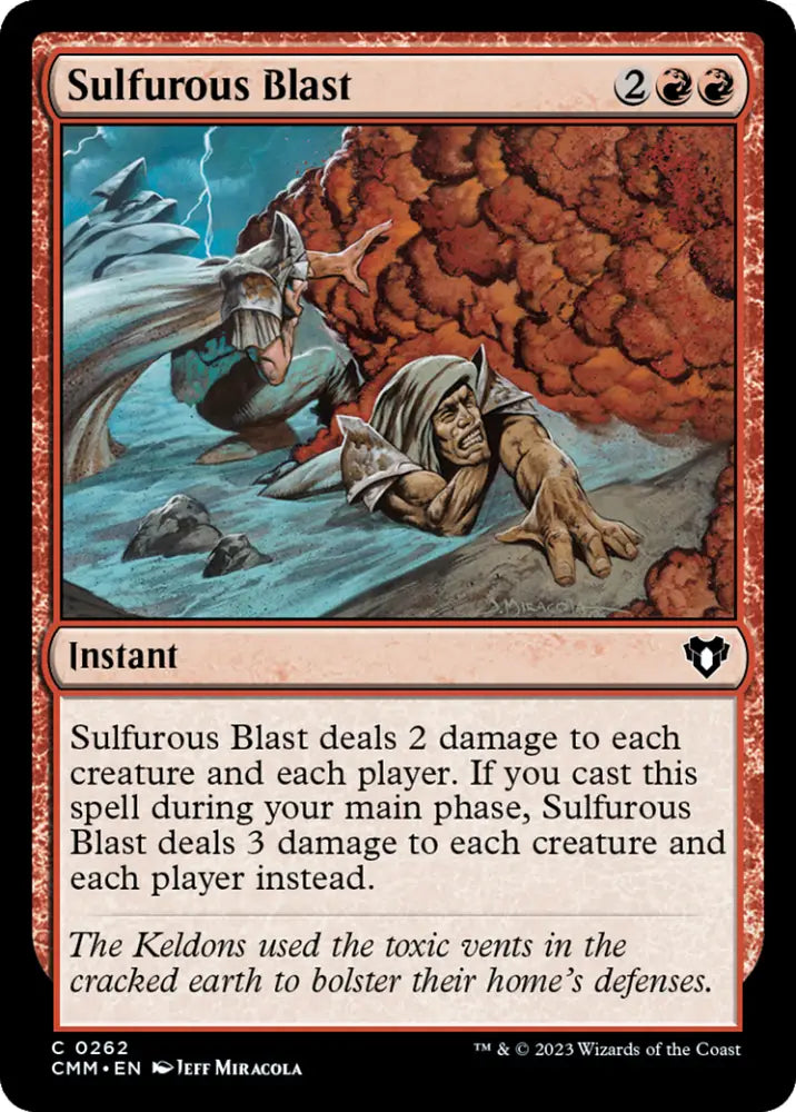 Sulfurous Blast [Commander Masters] - MTG Single