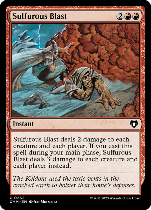 Sulfurous Blast [Commander Masters] - MTG Single