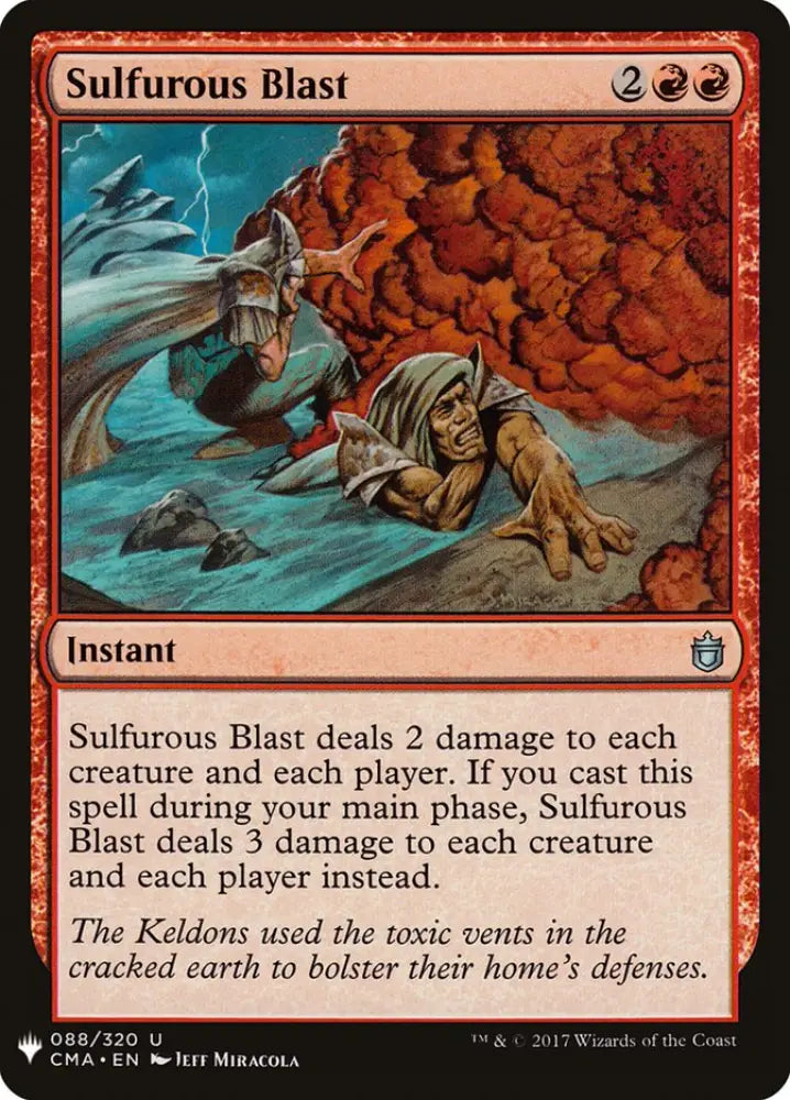 Sulfurous Blast [Mystery Booster] - MTG Single