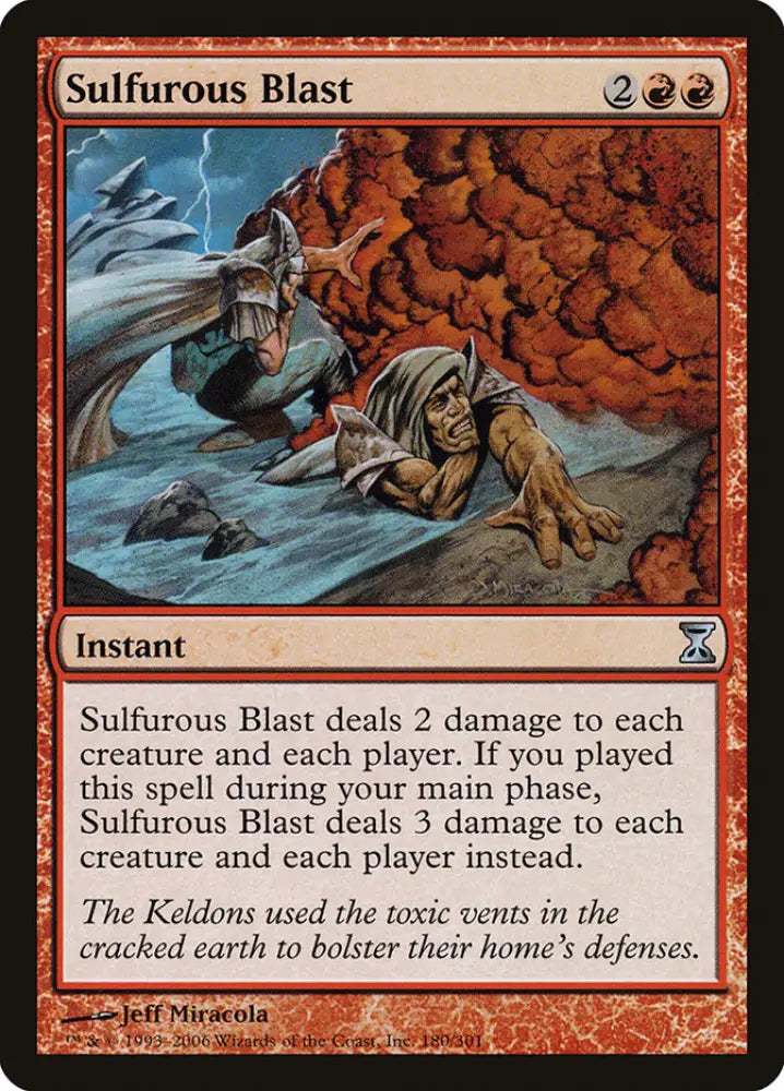 Sulfurous Blast [Time Spiral] - MTG Single