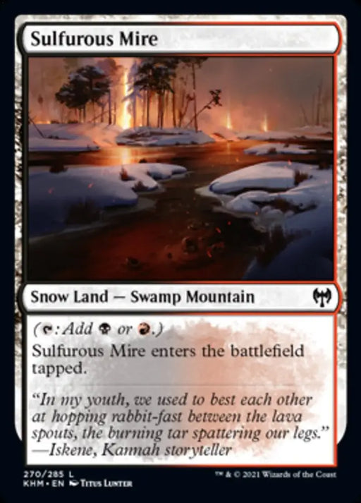 Sulfurous Mire [Kaldheim] - MTG Single
