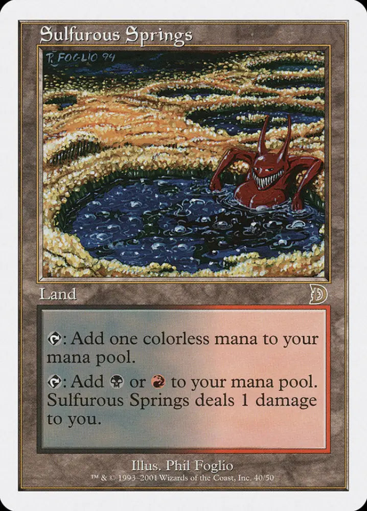 Sulfurous Springs [Deckmasters] - MTG Single