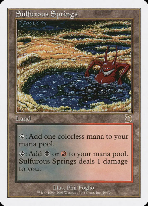 Sulfurous Springs [Deckmasters] - MTG Single