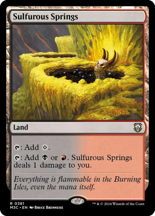 Sulfurous Springs [Modern Horizons 3 Commander] - MTG Single