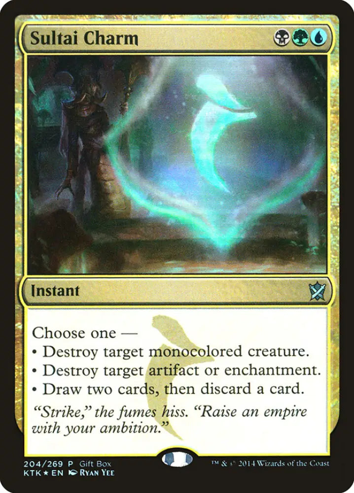 Sultai Charm (Gift Box) [Khans of Tarkir Promos] - MTG Single