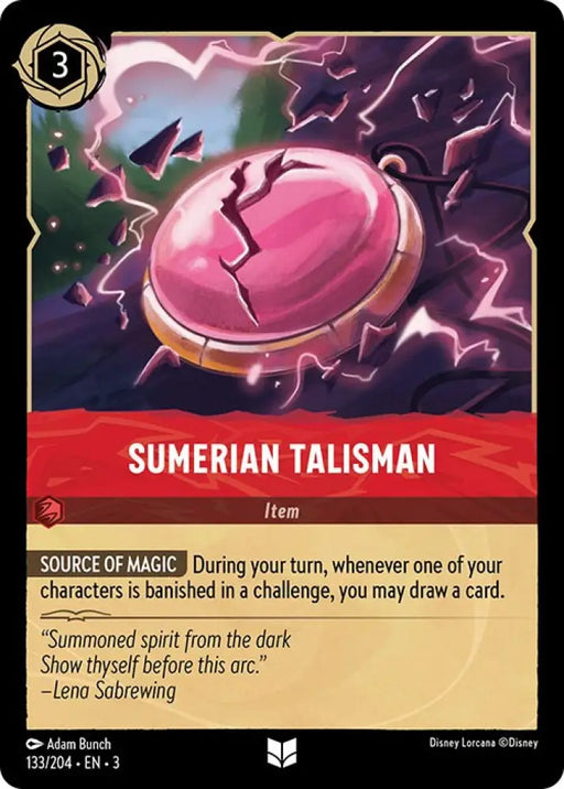 Sumerian Talisman (133/204) [Into the Inklands] - Lorcana Single