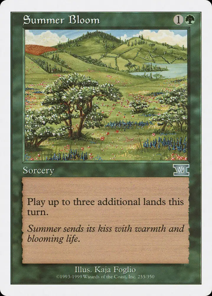 Summer Bloom [Classic Sixth Edition] - MTG Single