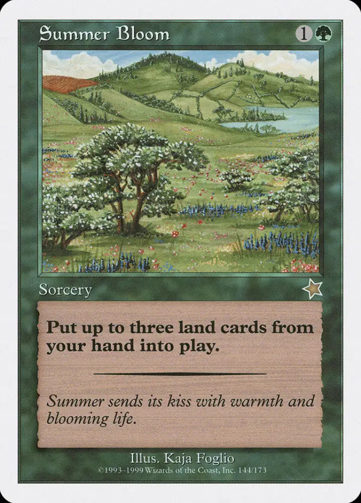 Summer Bloom [Starter 1999] - MTG Single