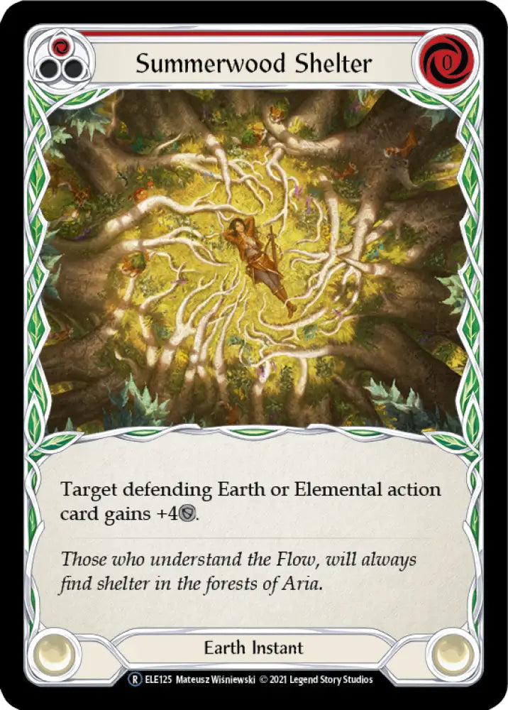 Summerwood Shelter (Red) [Tales of Aria Unlimited] Unlimited Normal - Flesh And Blood Single