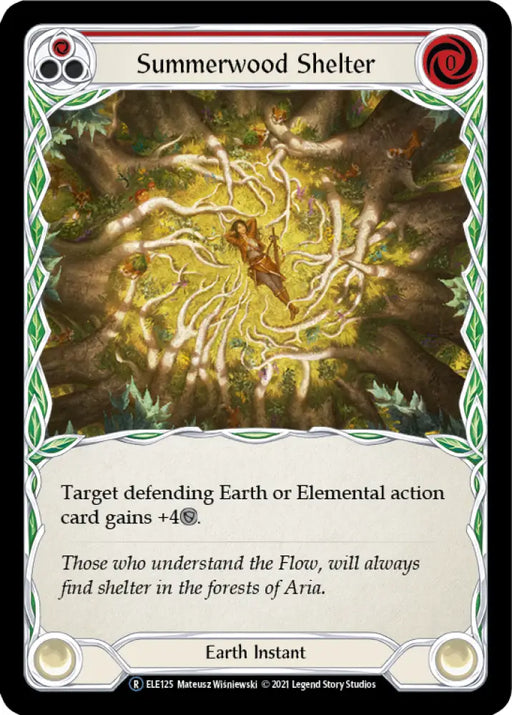 Summerwood Shelter (Red) [Tales of Aria Unlimited] Unlimited Normal - Flesh And Blood Single