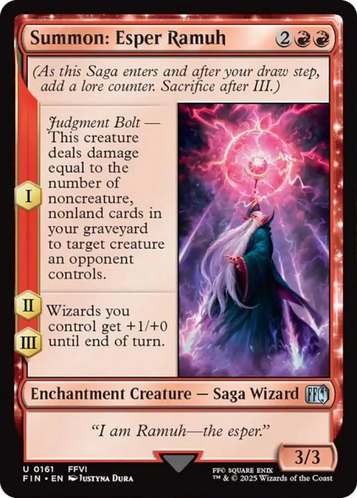 Summon: Esper Ramuh (161) [Final Fantasy]