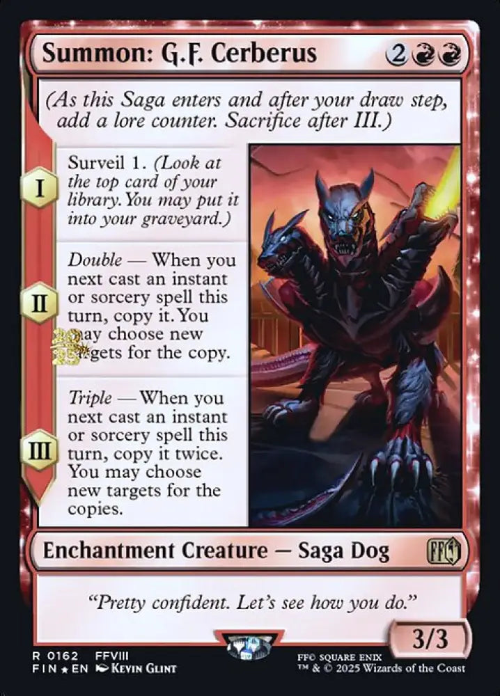 Summon: G.F. Cerberus (162s) [Final Fantasy Promos]