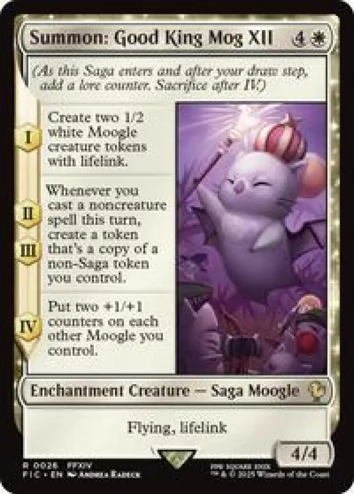 Summon: Good King Mog XII (Surge Foil) (26) [Final Fantasy Commander]