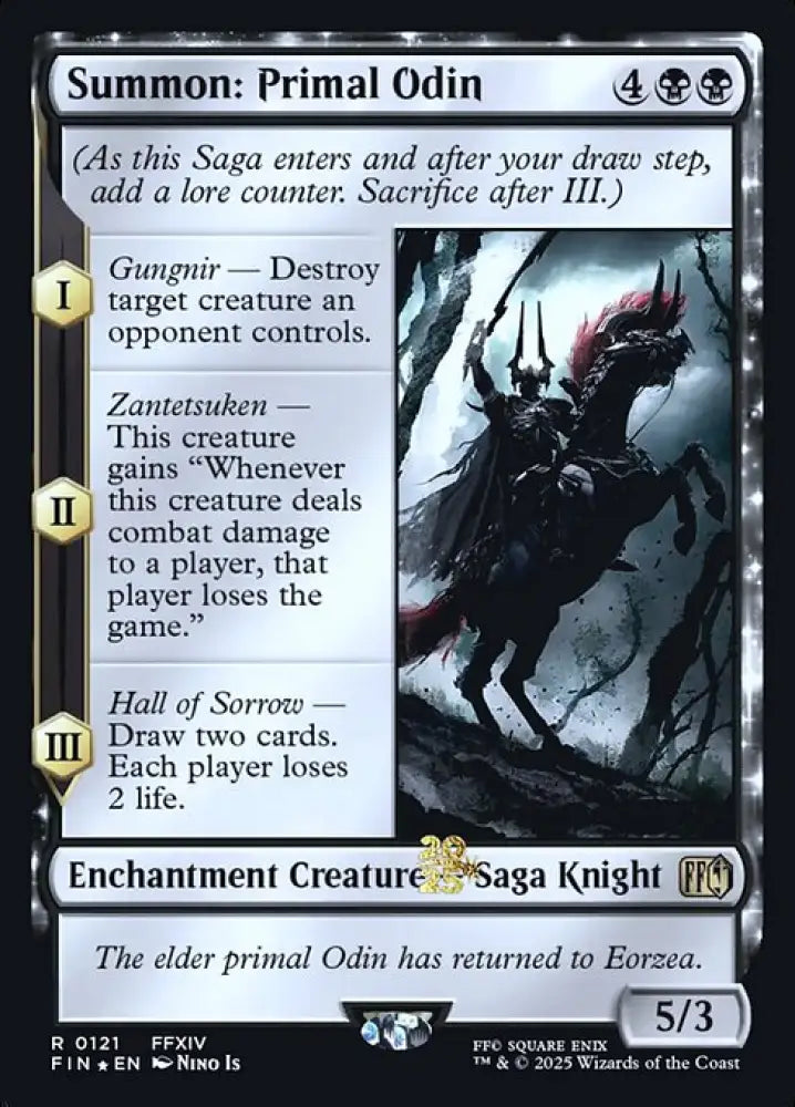 Summon: Primal Odin (121s) [Final Fantasy Promos]