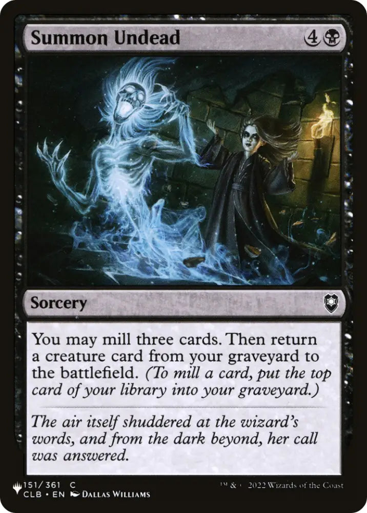 Summon Undead [The List] - MTG Single