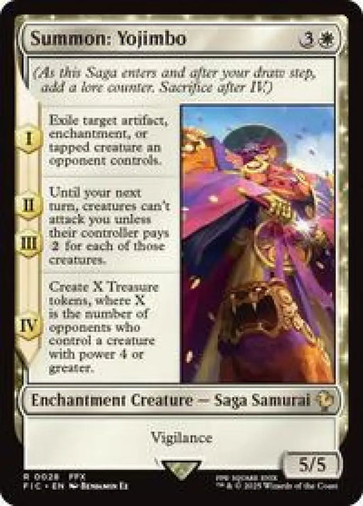 Summon: Yojimbo (Surge Foil) (28) [Final Fantasy Commander]