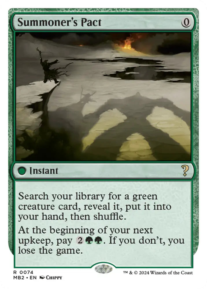 Summoner’s Pact (White Border) [Mystery Booster 2] - MTG Single