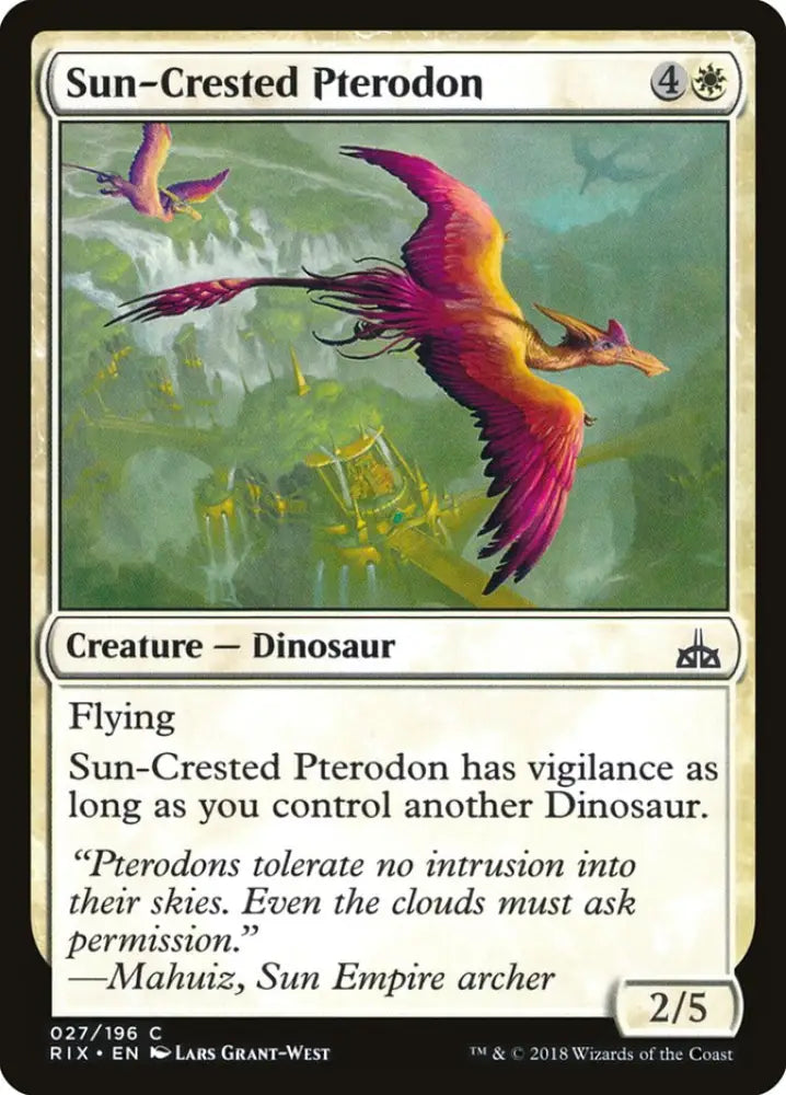 Sun-Crested Pterodon [Rivals of Ixalan] - MTG Single