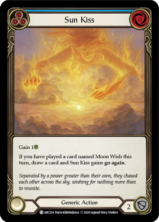 Sun Kiss (Blue) [Arcane Rising Unlimited] Unlimited Normal - Flesh And Blood Single