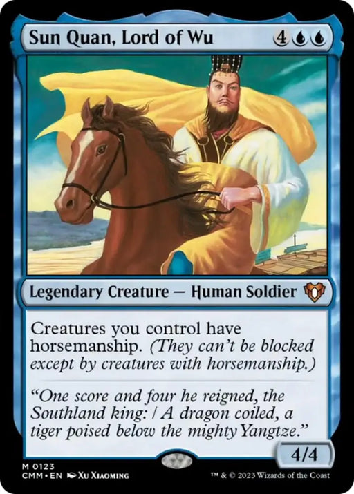 Sun Quan Lord of Wu [Commander Masters] - MTG Single