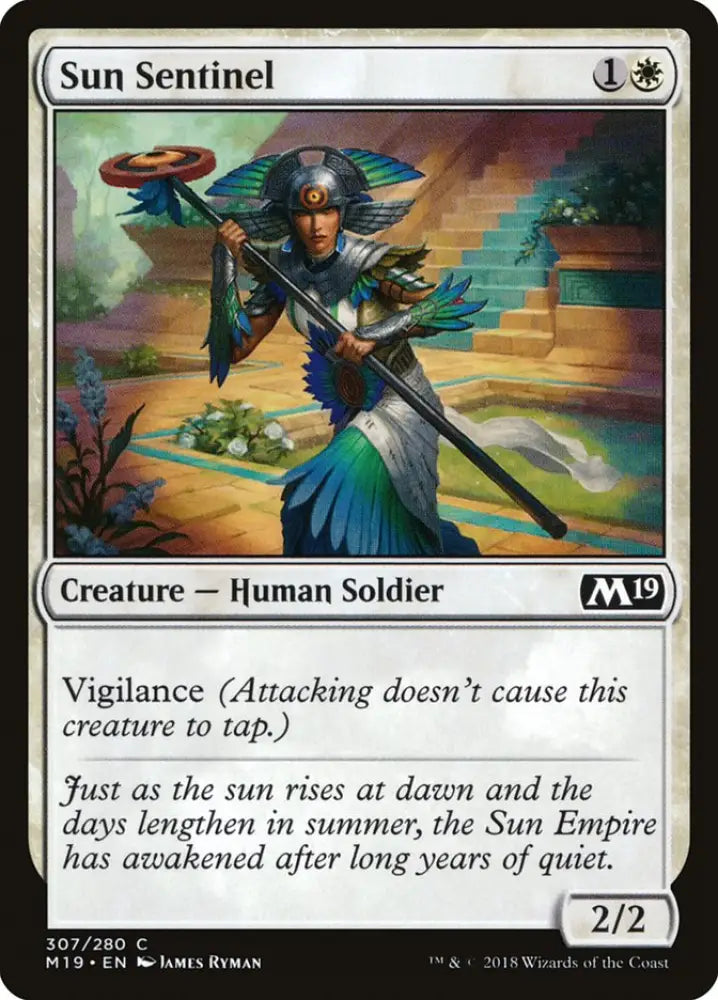Sun Sentinel [Core Set 2019] - MTG Single