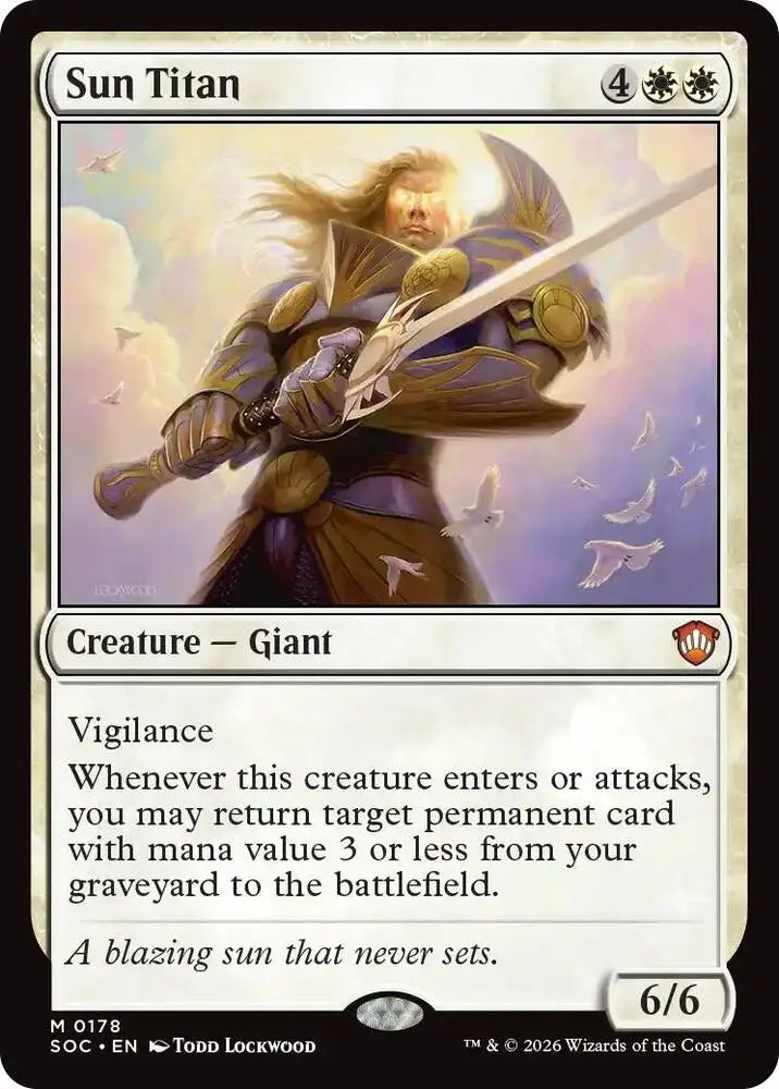 Sun Titan (178) [Secrets of Strixhaven Commander]