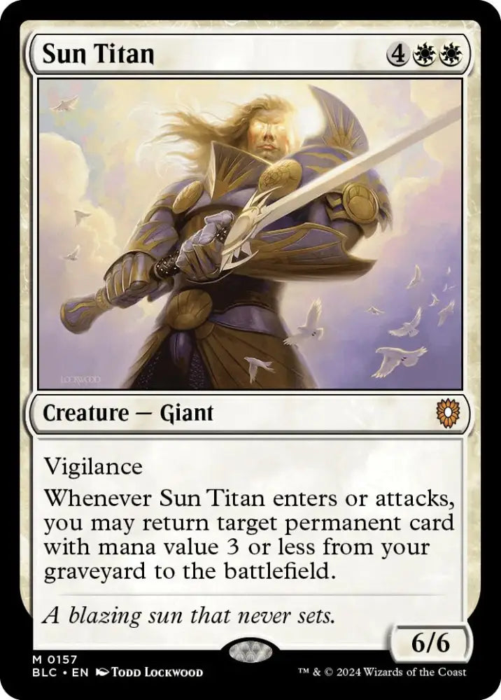 Sun Titan [Bloomburrow Commander] - MTG Single
