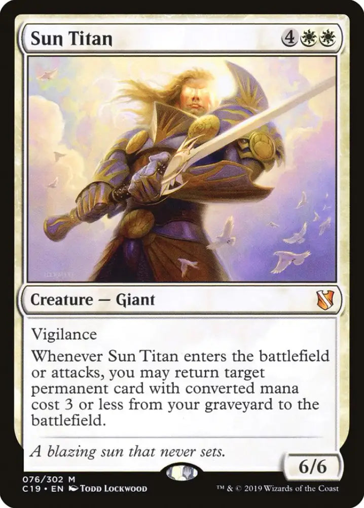 Sun Titan [Commander 2019] - MTG Single