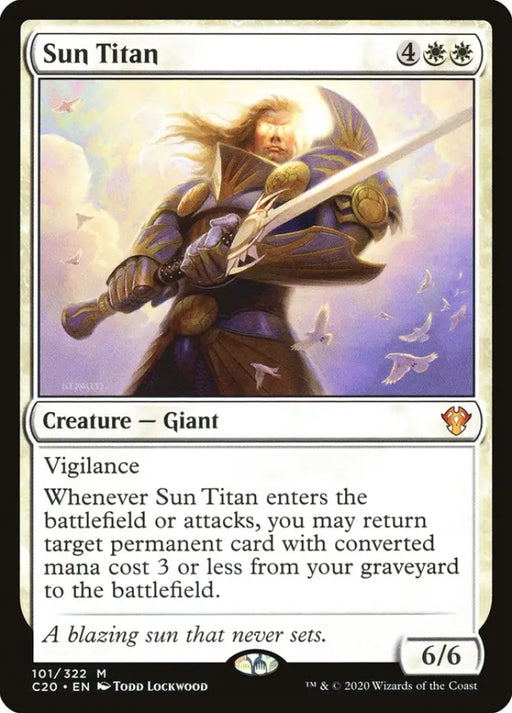 Sun Titan [Commander 2020] - MTG Single
