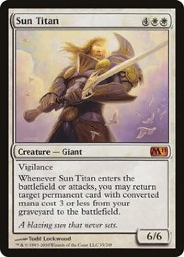 Sun Titan (M11) [Oversize Cards] - MTG Single