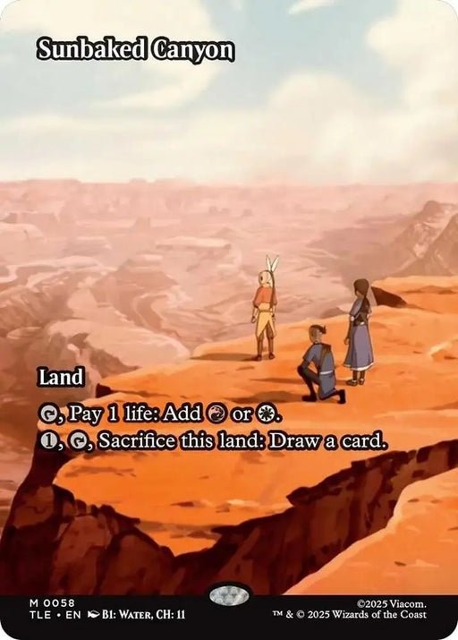 Sunbaked Canyon (Borderless) (58) [Avatar: The Last Airbender: Eternal-Legal]