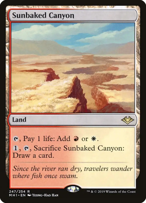 Sunbaked Canyon [Modern Horizons] - MTG Single