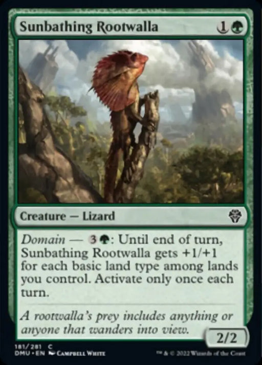 Sunbathing Rootwalla [Dominaria United] - MTG Single