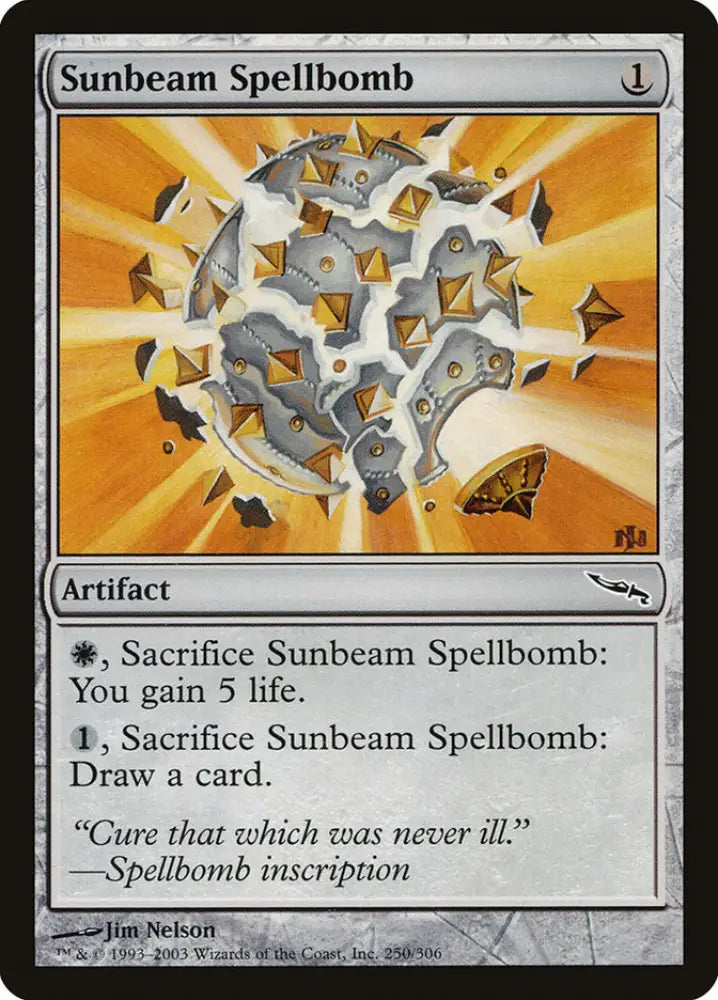 Sunbeam Spellbomb [Mirrodin] - MTG Single