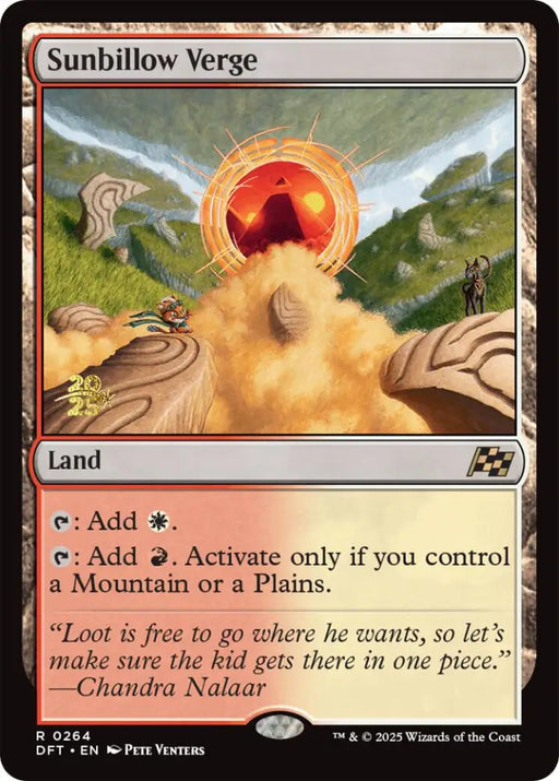 Sunbillow Verge [Aetherdrift Prerelease Promos] - MTG Single