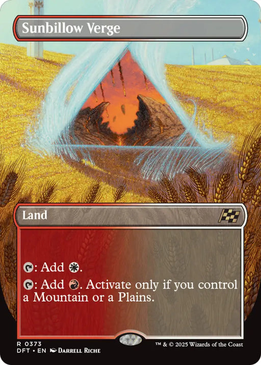 Sunbillow Verge (Borderless) [Aetherdrift] - MTG Single