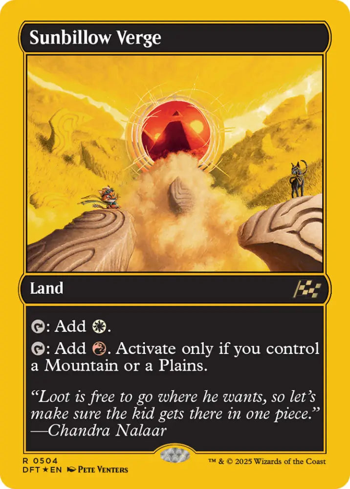 Sunbillow Verge (First-Place Foil) [Aetherdrift] - MTG Single