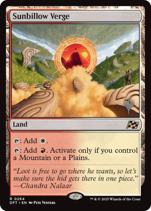 Sunbillow Verge (Promo Pack) [Aetherdrift Promos] - MTG Single