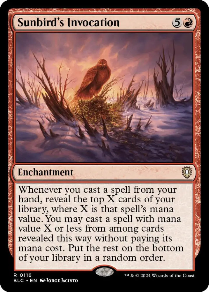 Sunbird’s Invocation [Bloomburrow Commander] - MTG Single