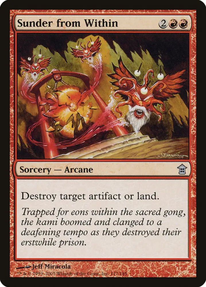 Sunder from Within [Saviors of Kamigawa] - MTG Single