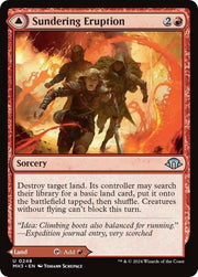 Sundering Eruption // Volcanic Fissure [Modern Horizons 3] - MTG Single