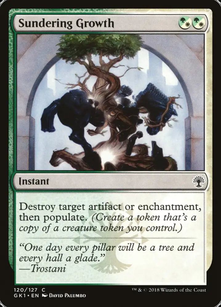 Sundering Growth [Guilds of Ravnica Guild Kit] - MTG Single