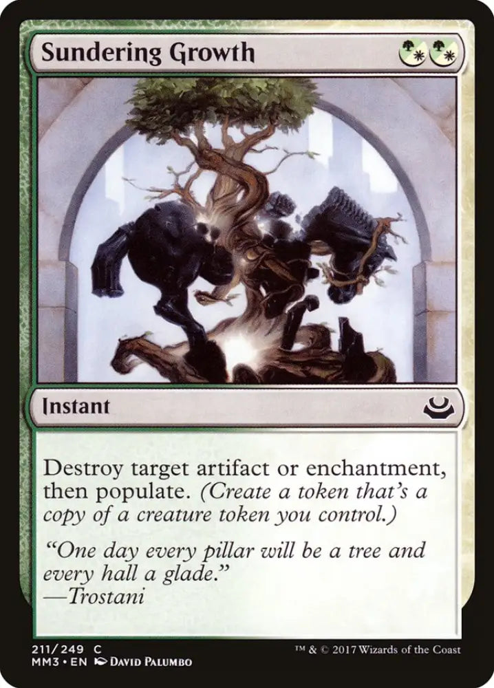 Sundering Growth [Modern Masters 2017] - MTG Single