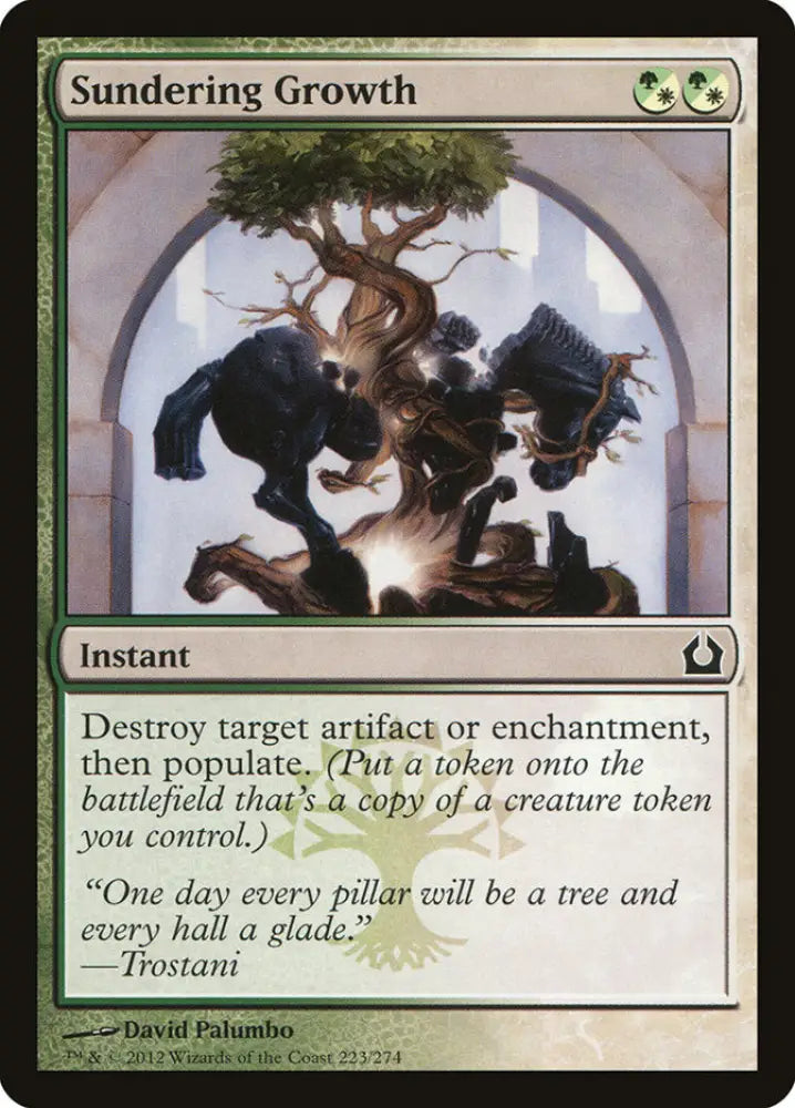 Sundering Growth [Return to Ravnica] - MTG Single