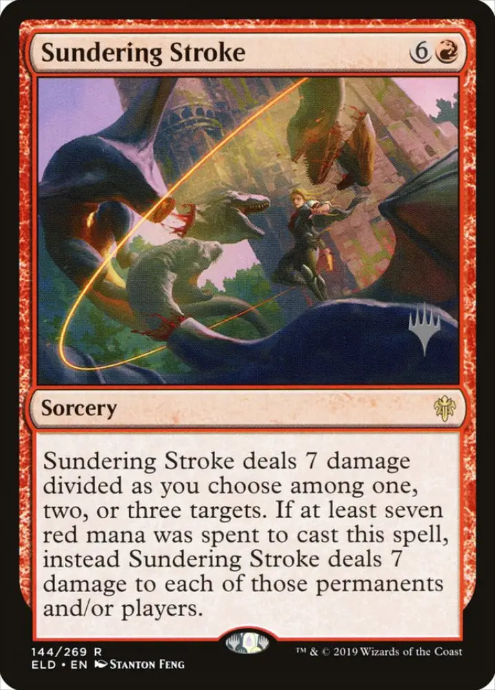 Sundering Stroke (Promo Pack) [Throne of Eldraine Promos] - MTG Single