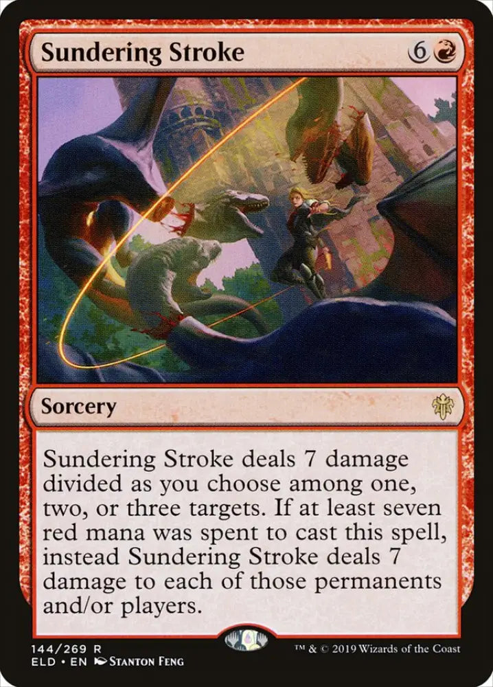 Sundering Stroke [Throne of Eldraine] - MTG Single